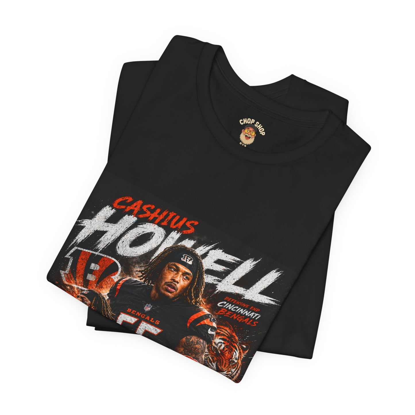 Cashius Howell Football Player Tribute Tee – #55 Graphic Shirt