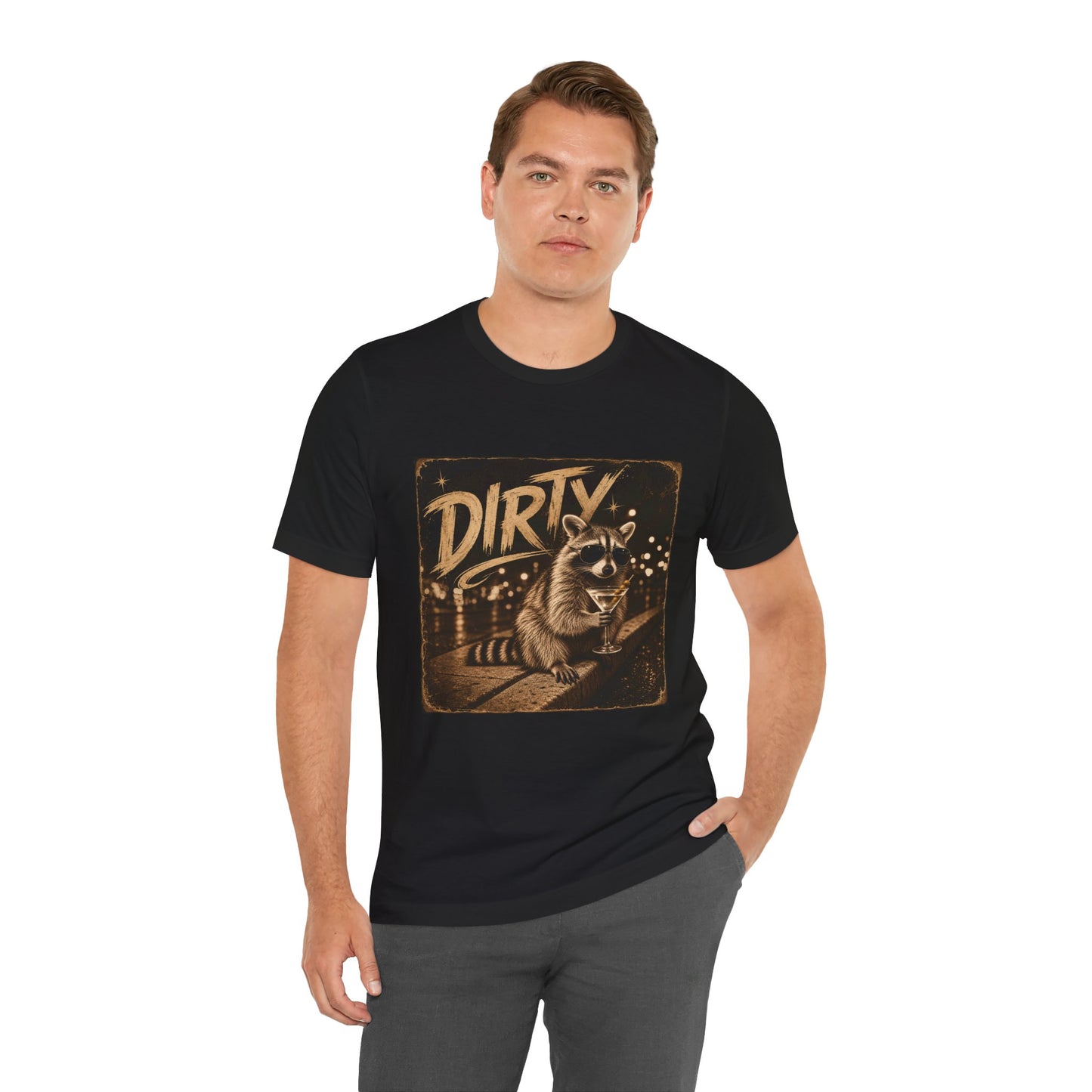 DIRTY Raccoon Martini T-Shirt 🍸🦝