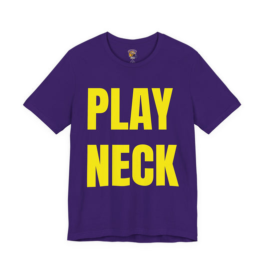🐯 PLAY NECK Graphic Tee 🎺💜💛
