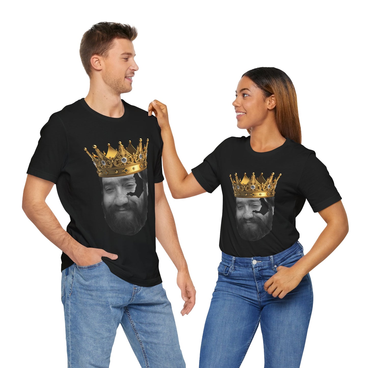 King Santori Tee: Crowned Unisex Jersey Short Sleeve Shirt