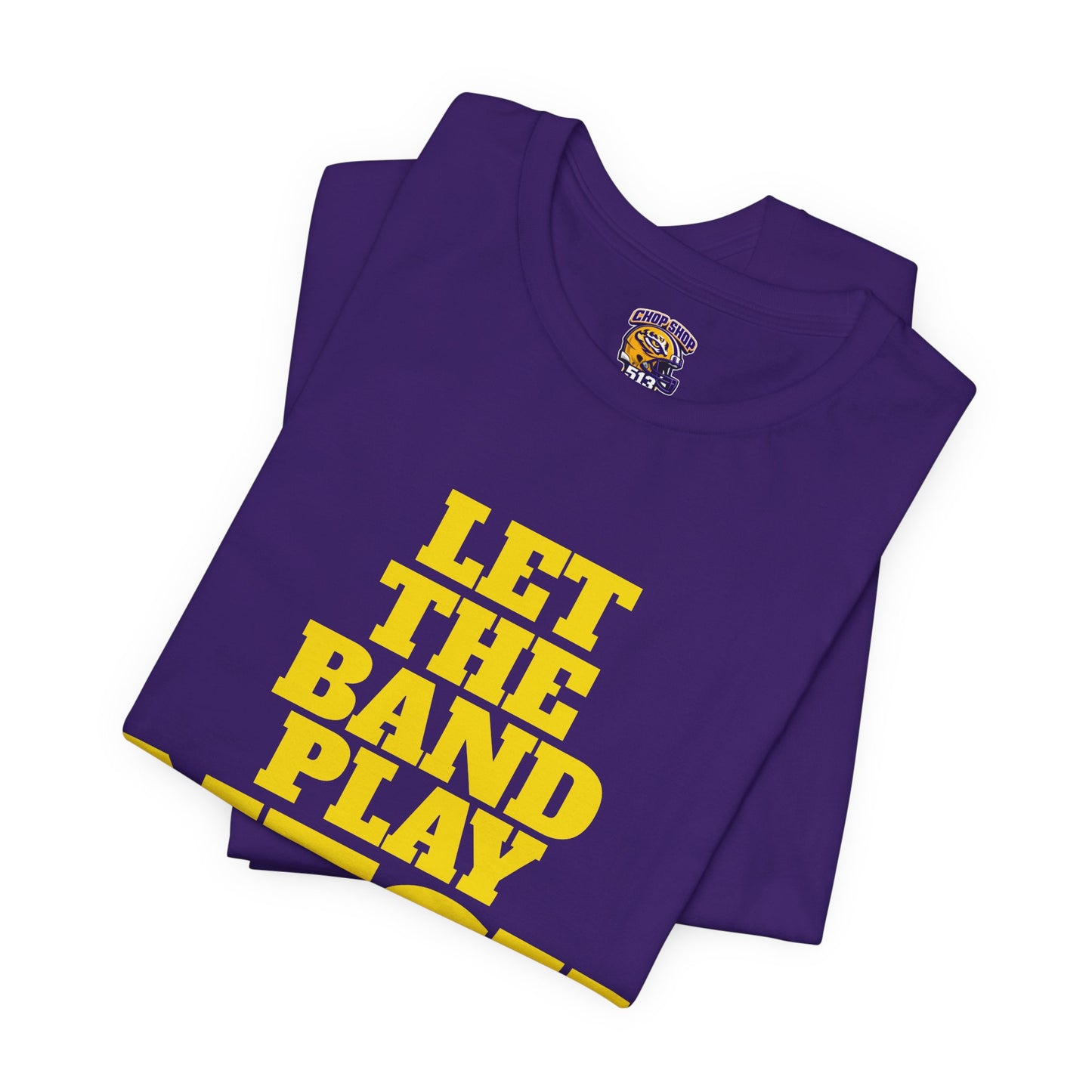 Tiger Nation Let The Band Play Neck Tee
