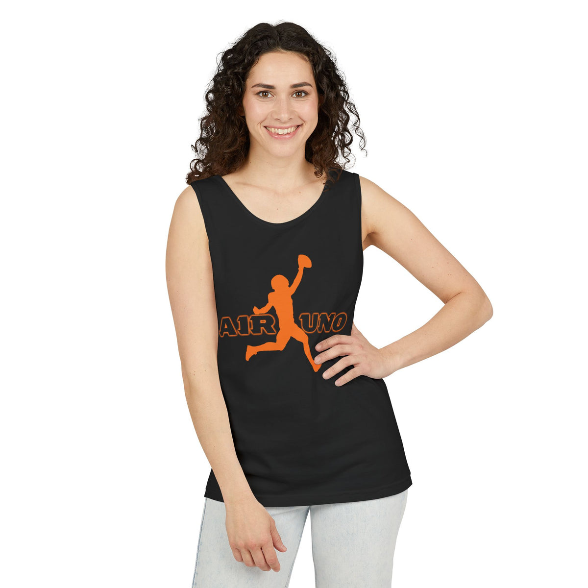 Air Uno Tank Top, Unisex Athletic Shirt, Summer Sportswear, Gift for Athletes, Trendy Workout Apparel