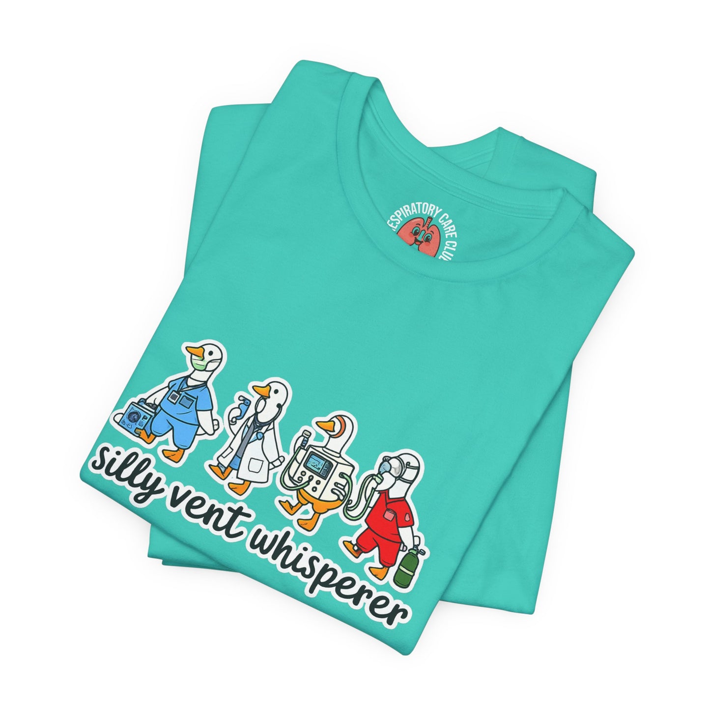 Silly Vent Whisperer Tee — Funny Crew respiratory care club