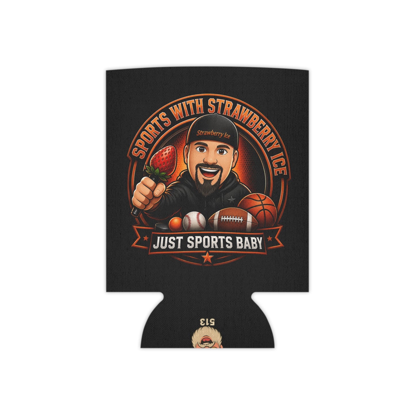 Sports with Strawberry Ice Can Cooler