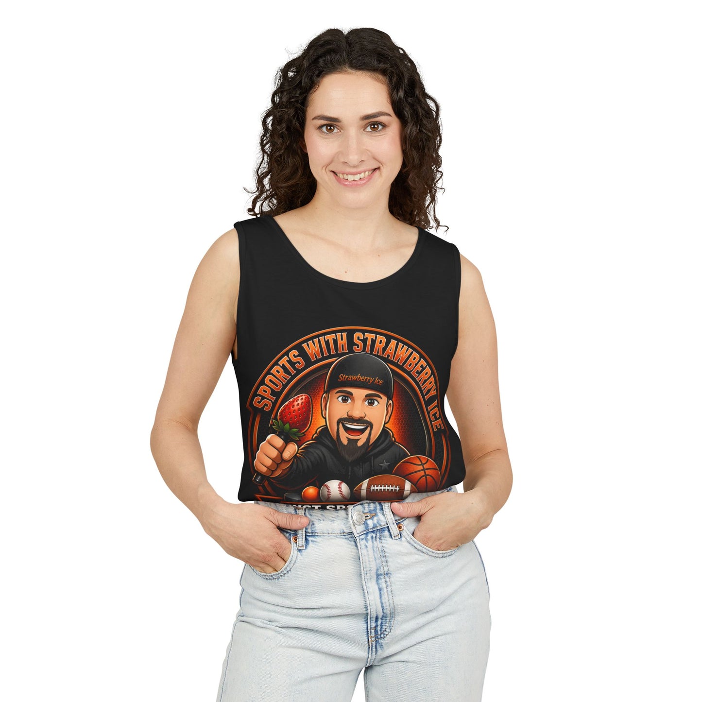 Sports with Strawberry Ice Fan Tank Top
