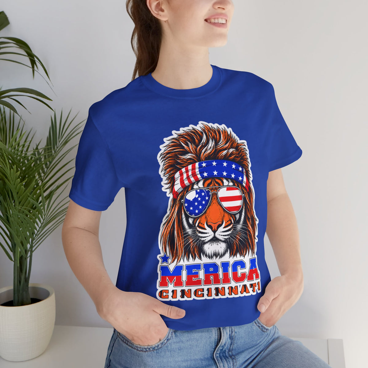 Freedom Mullet Tiger T-Shirt