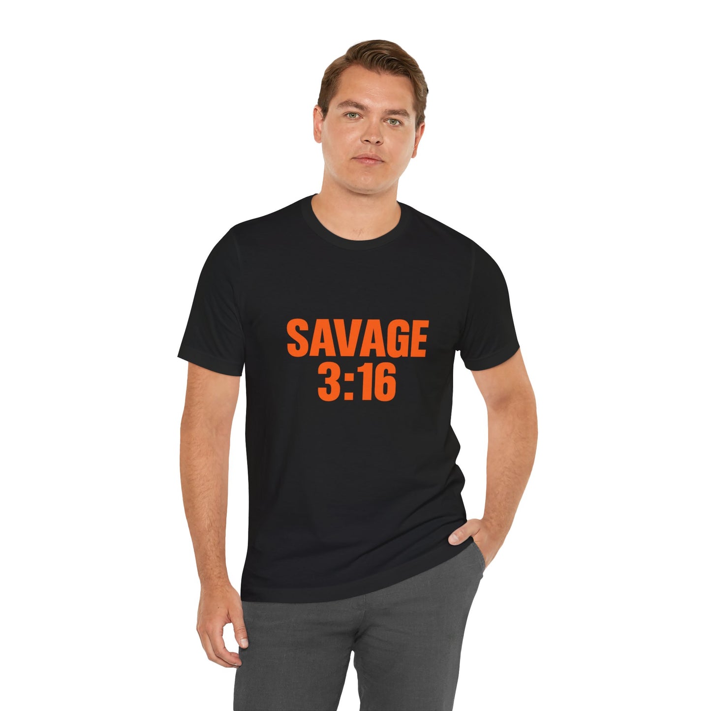 🐅 Savage 3:16 | Big Savage Greg Bengals and Brews T-Shirt
