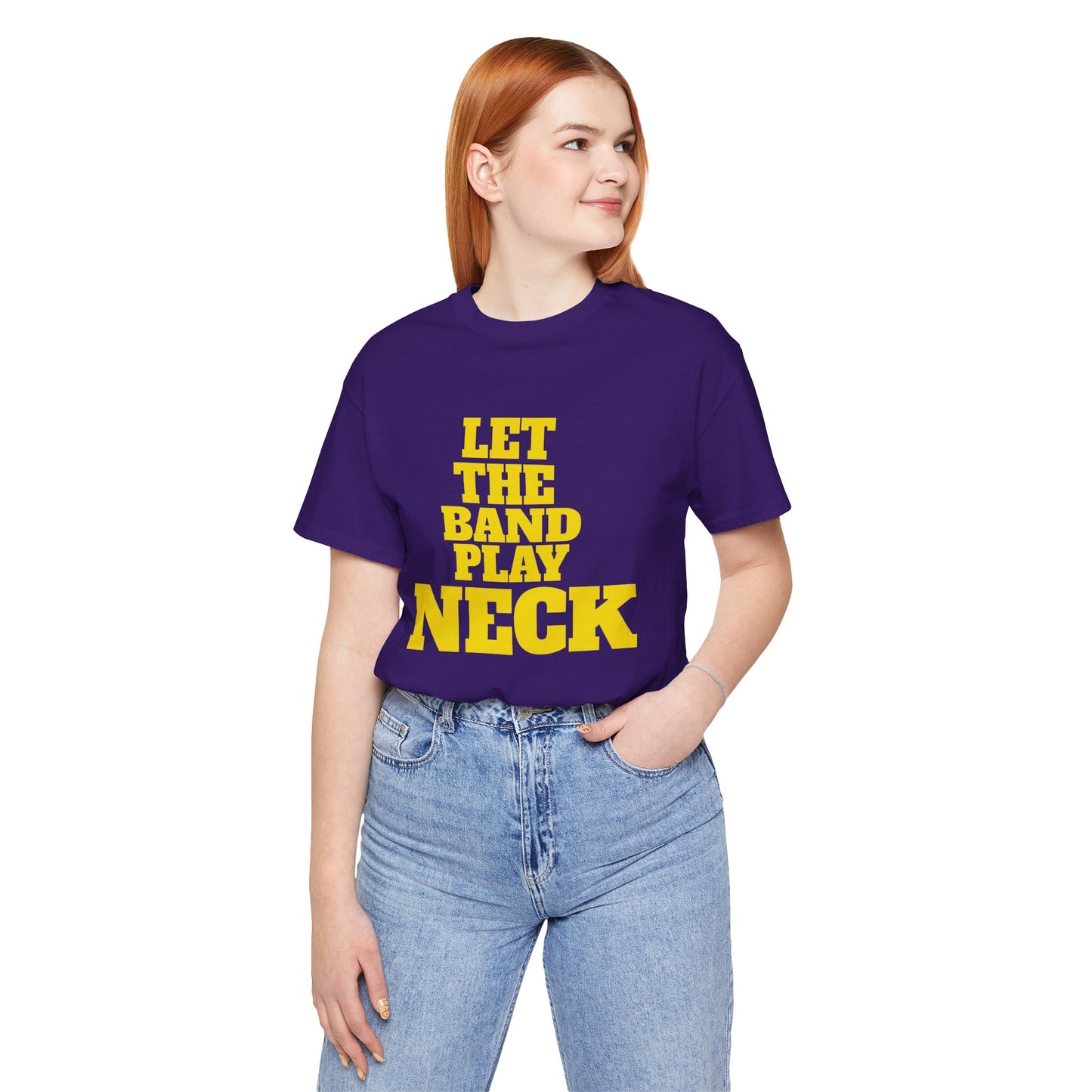 Tiger Nation Let The Band Play Neck Tee
