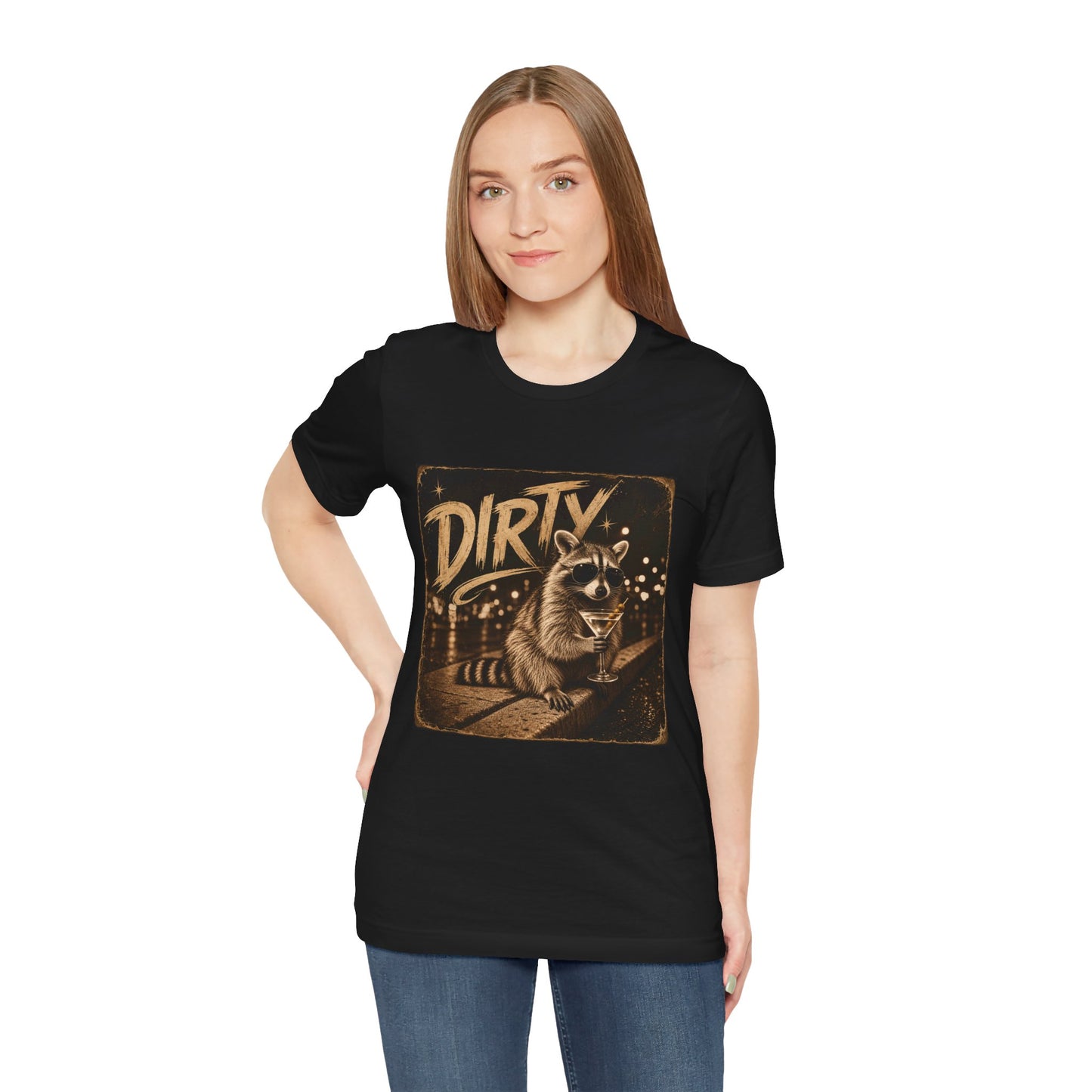DIRTY Raccoon Martini T-Shirt 🍸🦝