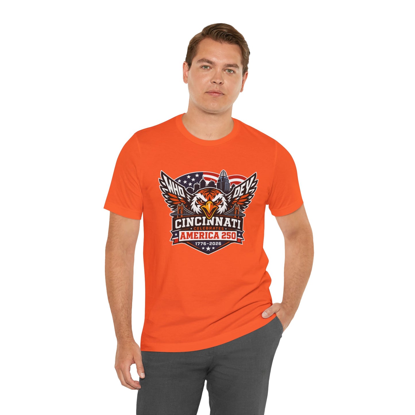 Cincinnati Celebrates America 250 Years of Freedom! Tiger Crest T‑Shirt