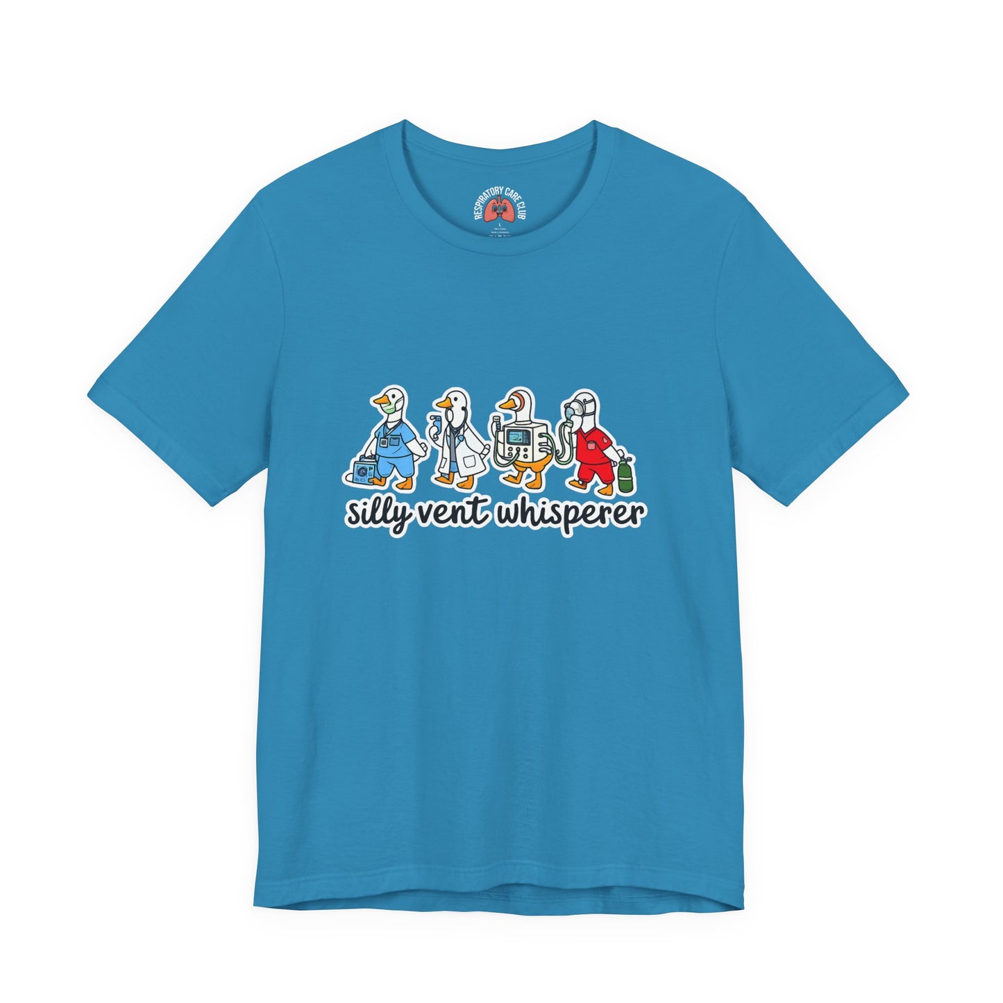 Silly Vent Whisperer Tee — Funny Crew respiratory care club