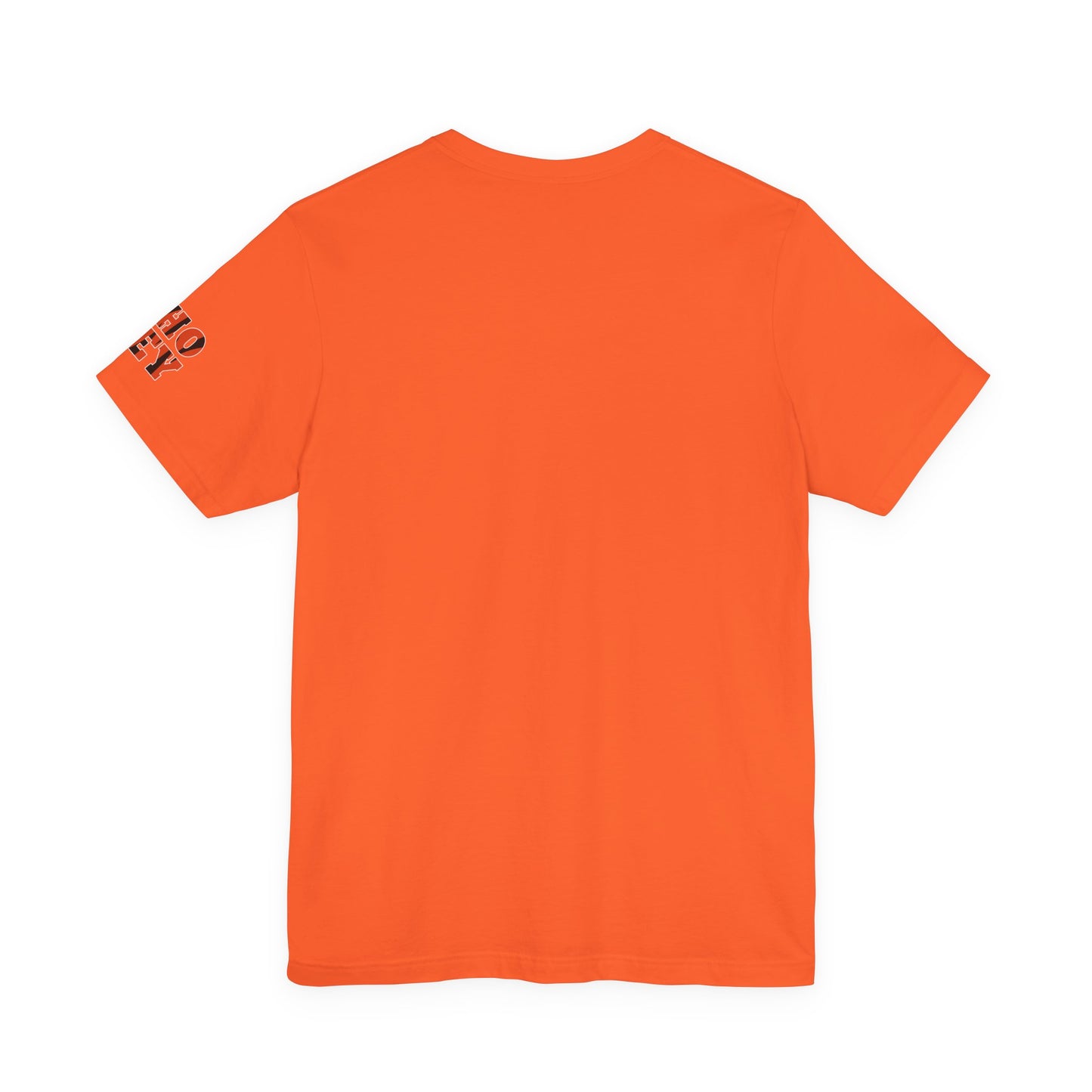 Cincy Cat Lover Unisex Tee - Bold Orange Animal Print Shirt