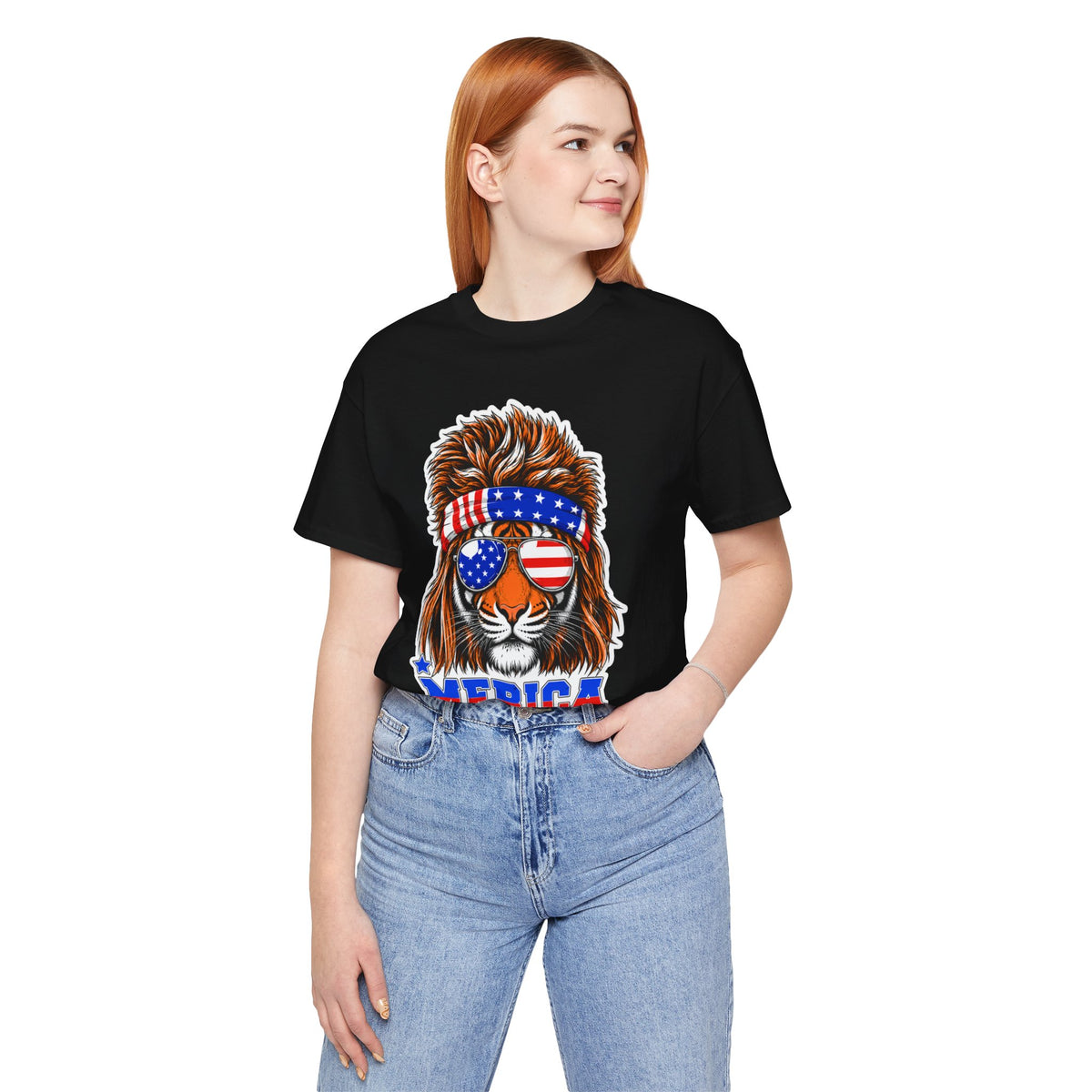 Freedom Mullet Tiger T-Shirt