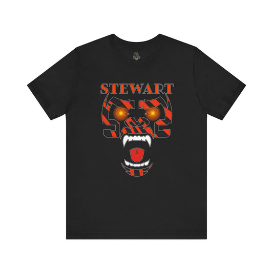STEWART Fierce Gorilla WhoDey Design Graphic Tee - '