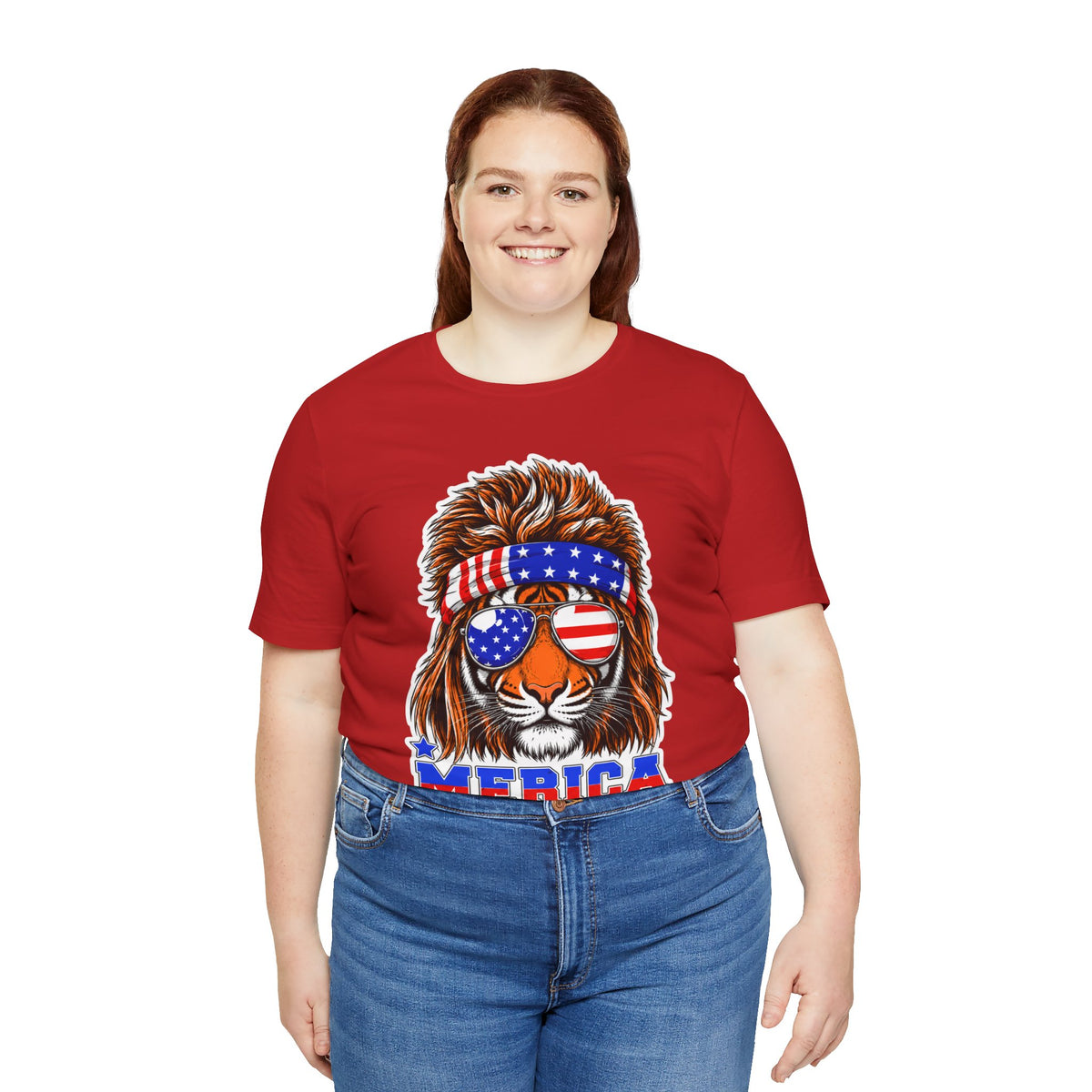 Freedom Mullet Tiger T-Shirt