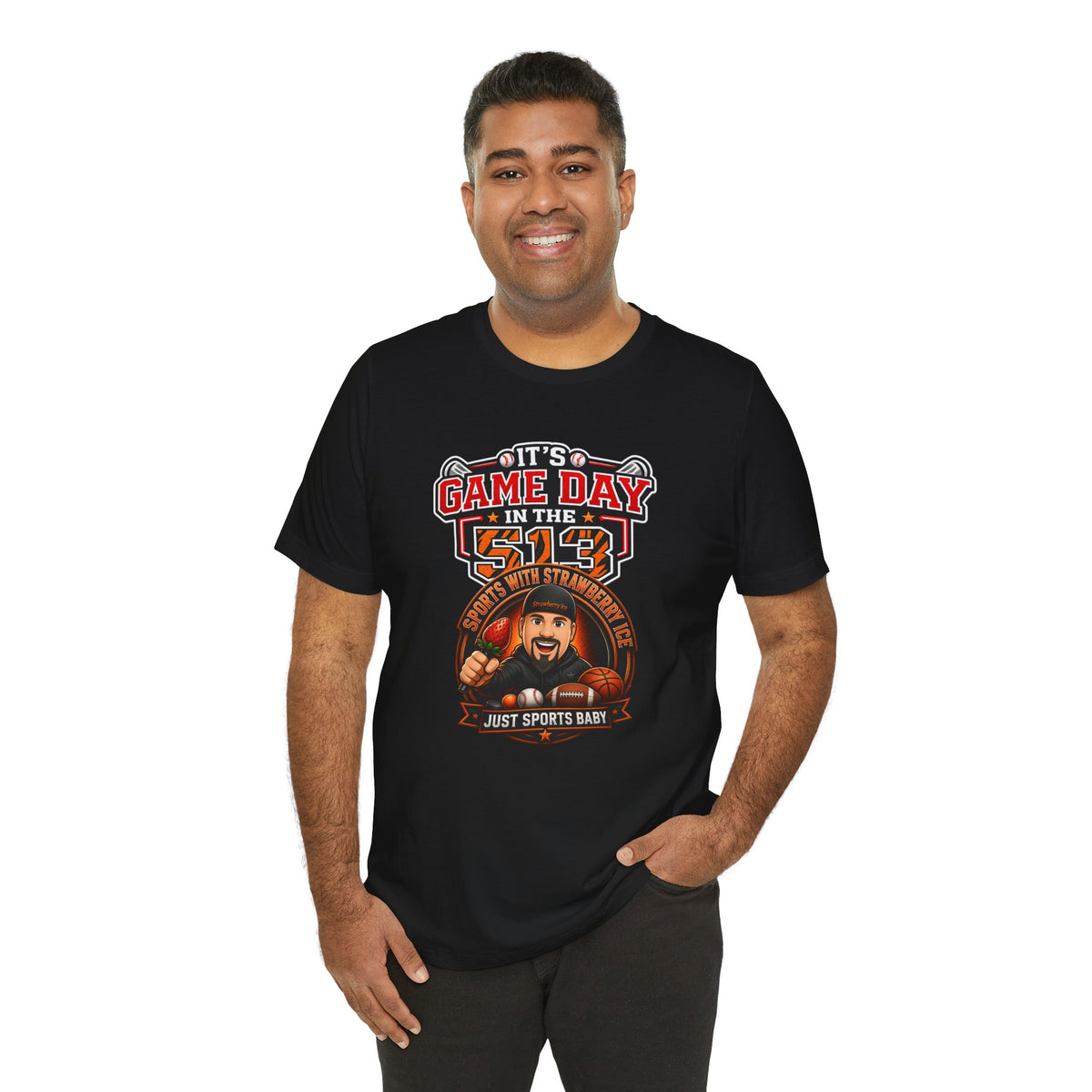 Sports With Strawberry Ice Game Day Tee