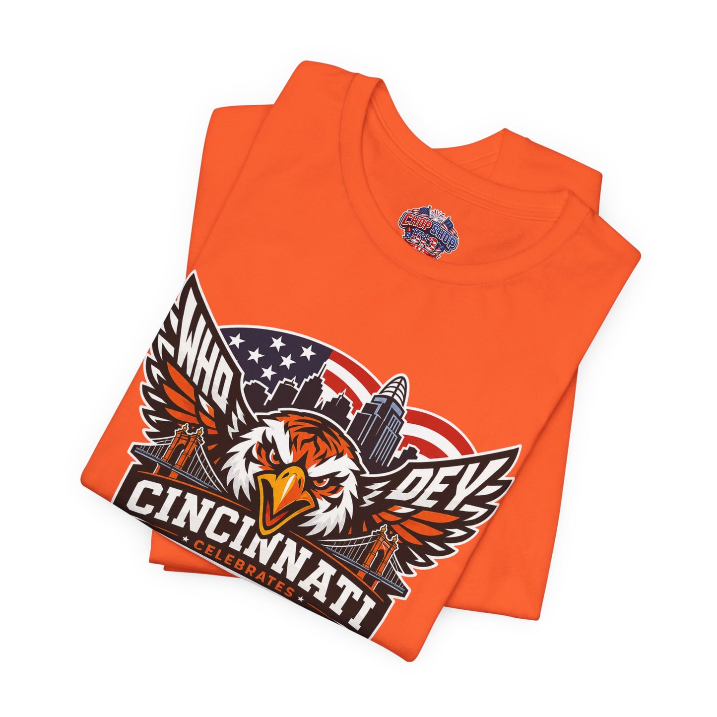 Cincinnati Celebrates America 250 Years of Freedom! Tiger Crest T‑Shirt
