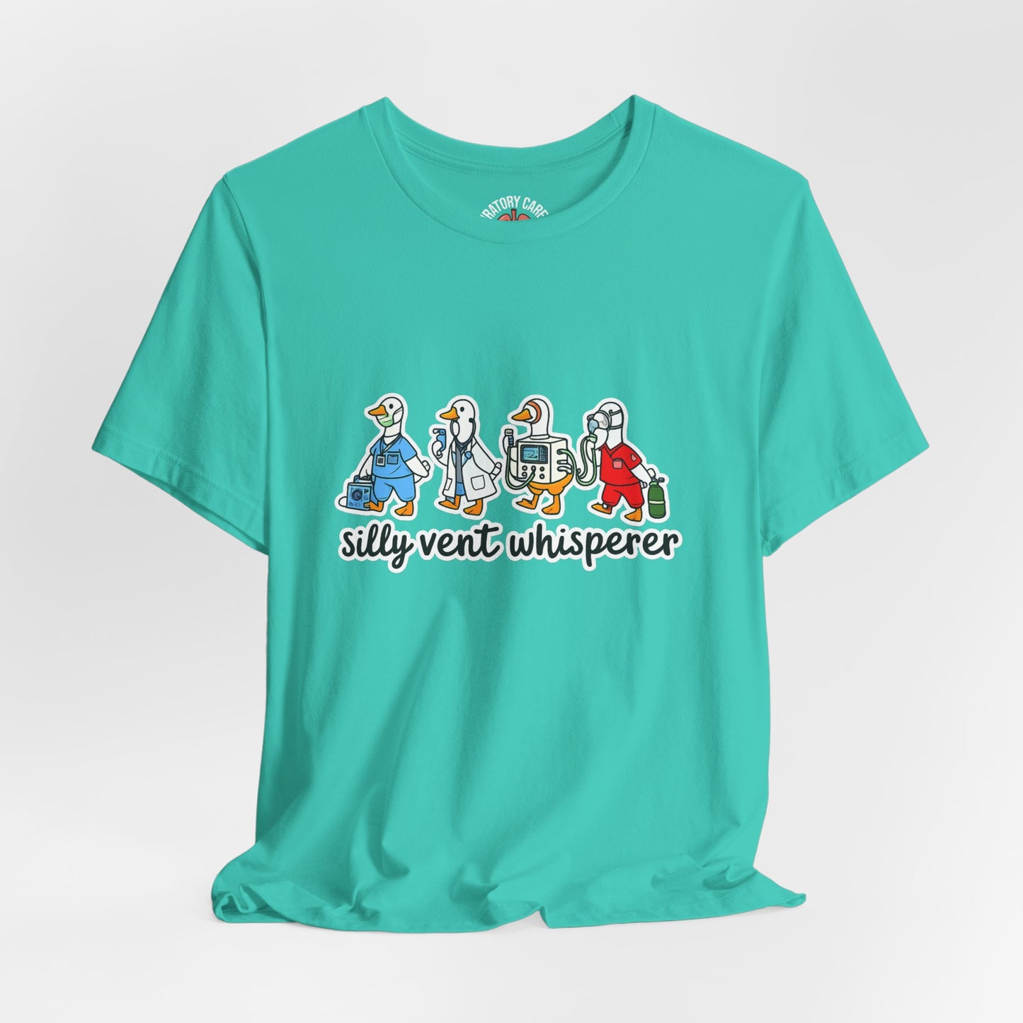 Silly Vent Whisperer Tee — Funny Crew respiratory care club