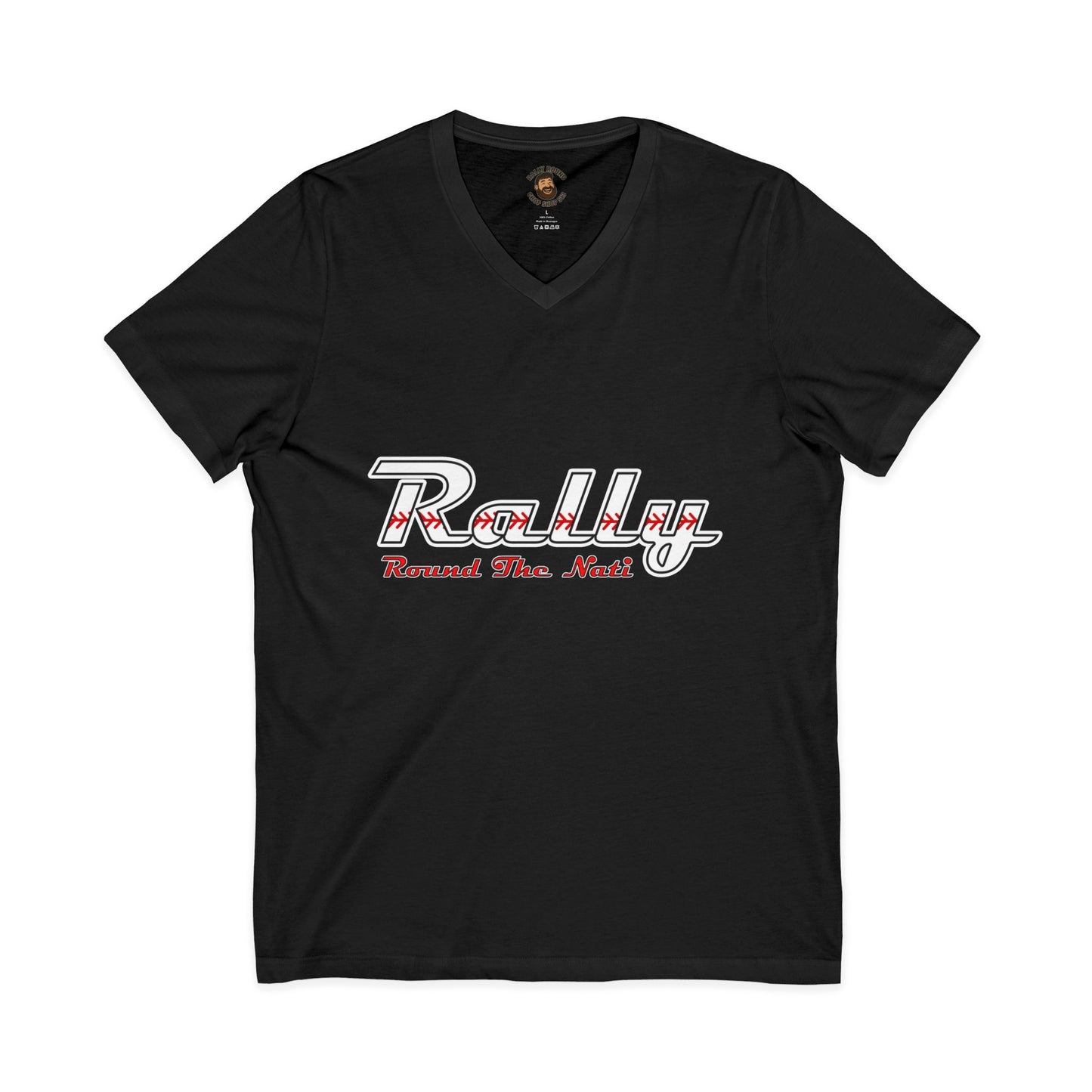 V-neck Rally Round the Nati  V-Neck Tee