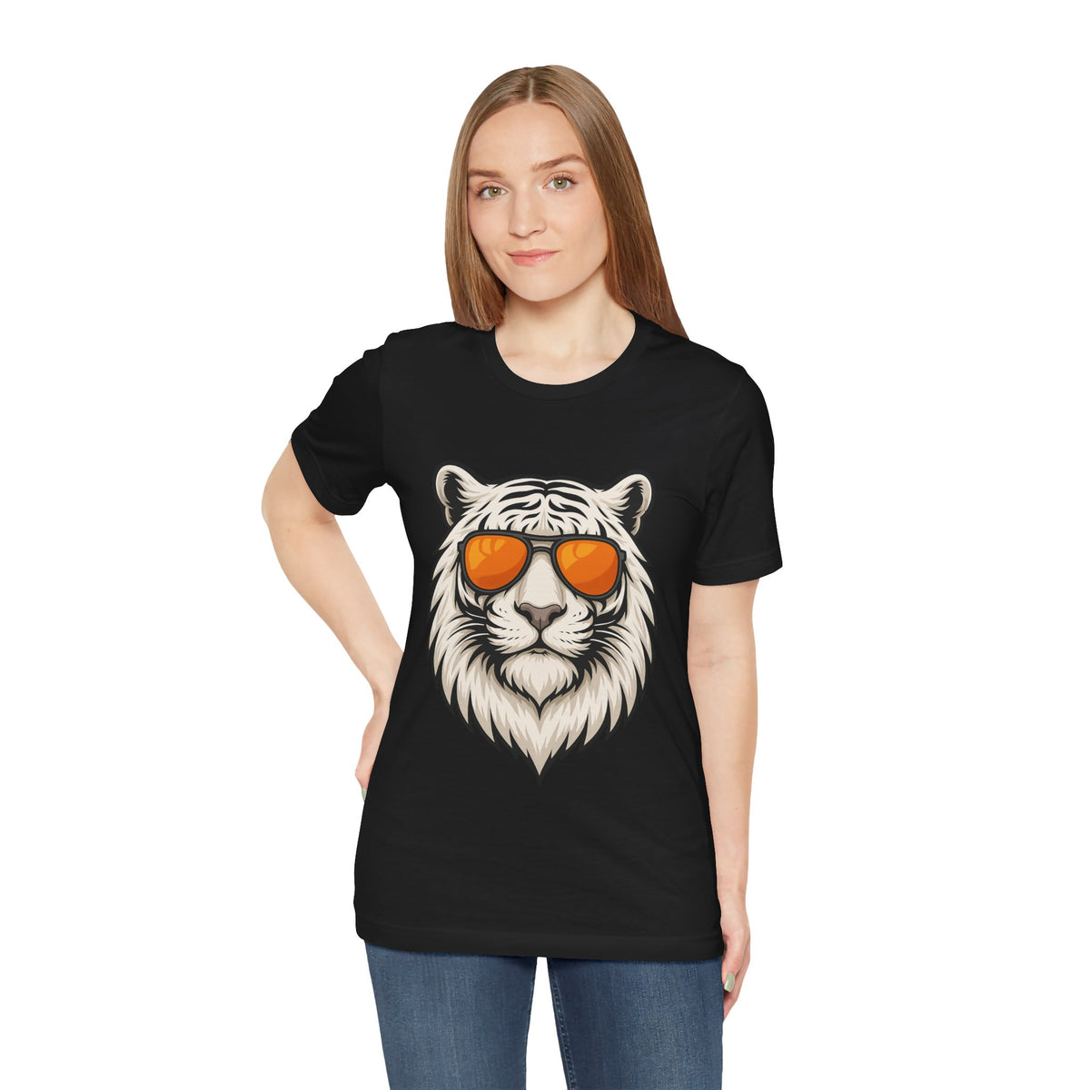 Cool Tiger Orange Sunglasses Tee