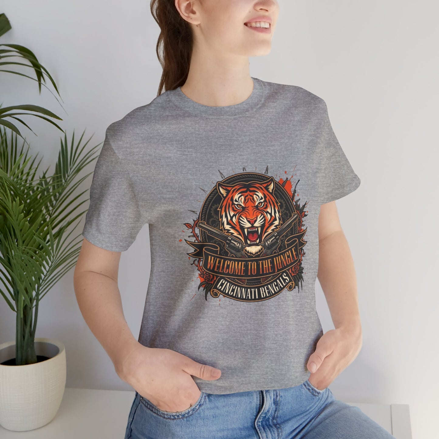 Cincinnati Bengals "Welcome to the Jungle" Tiger T-Shirt