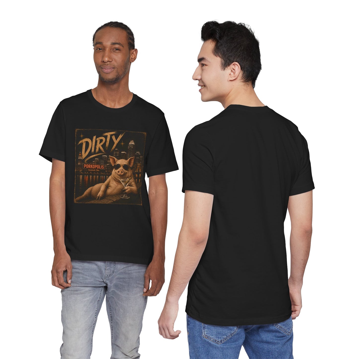 DIRTY Porkopolis Martini T-Shirt 🍸🐷