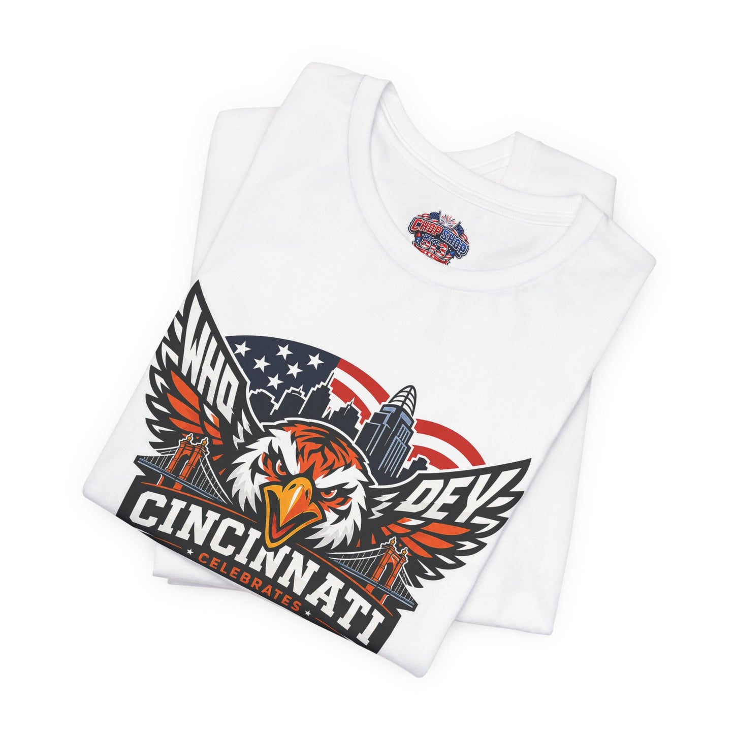 Cincinnati Celebrates America 250 Years of Freedom! Tiger Crest T‑Shirt