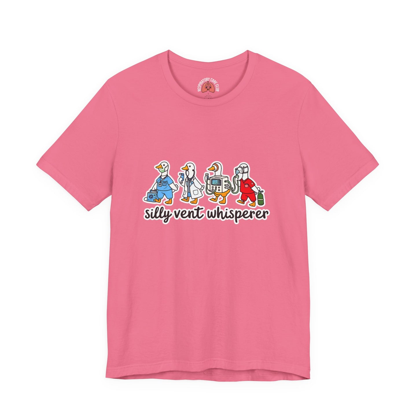 Silly Vent Whisperer Tee — Funny Crew respiratory care club