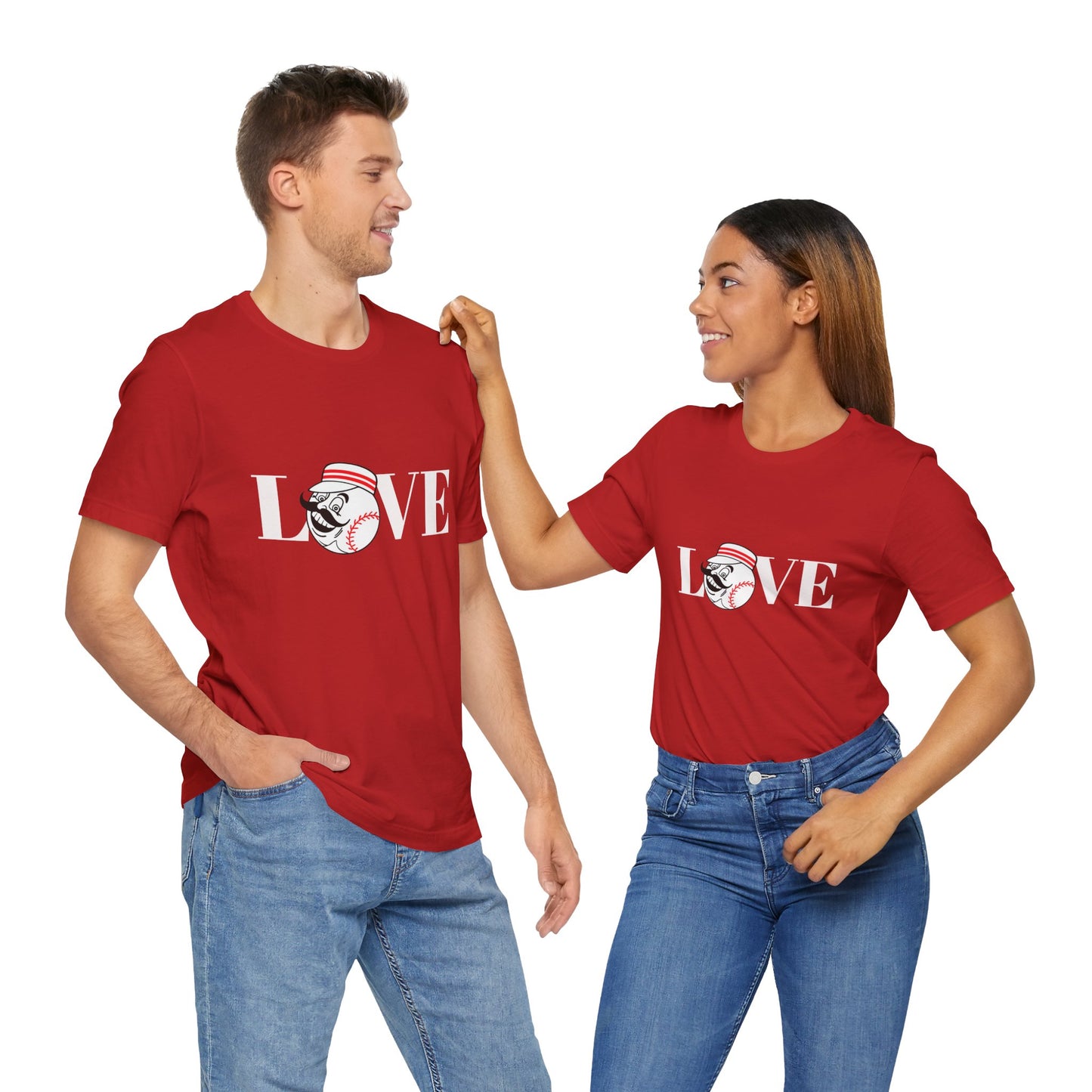 Love Baseball Unisex Jersey Tee