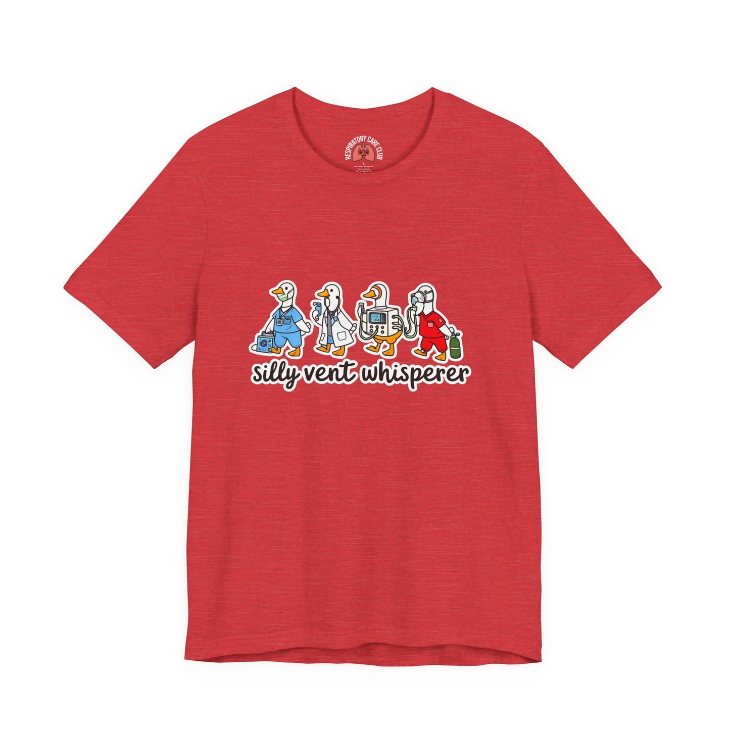 Silly Vent Whisperer Tee — Funny Crew respiratory care club