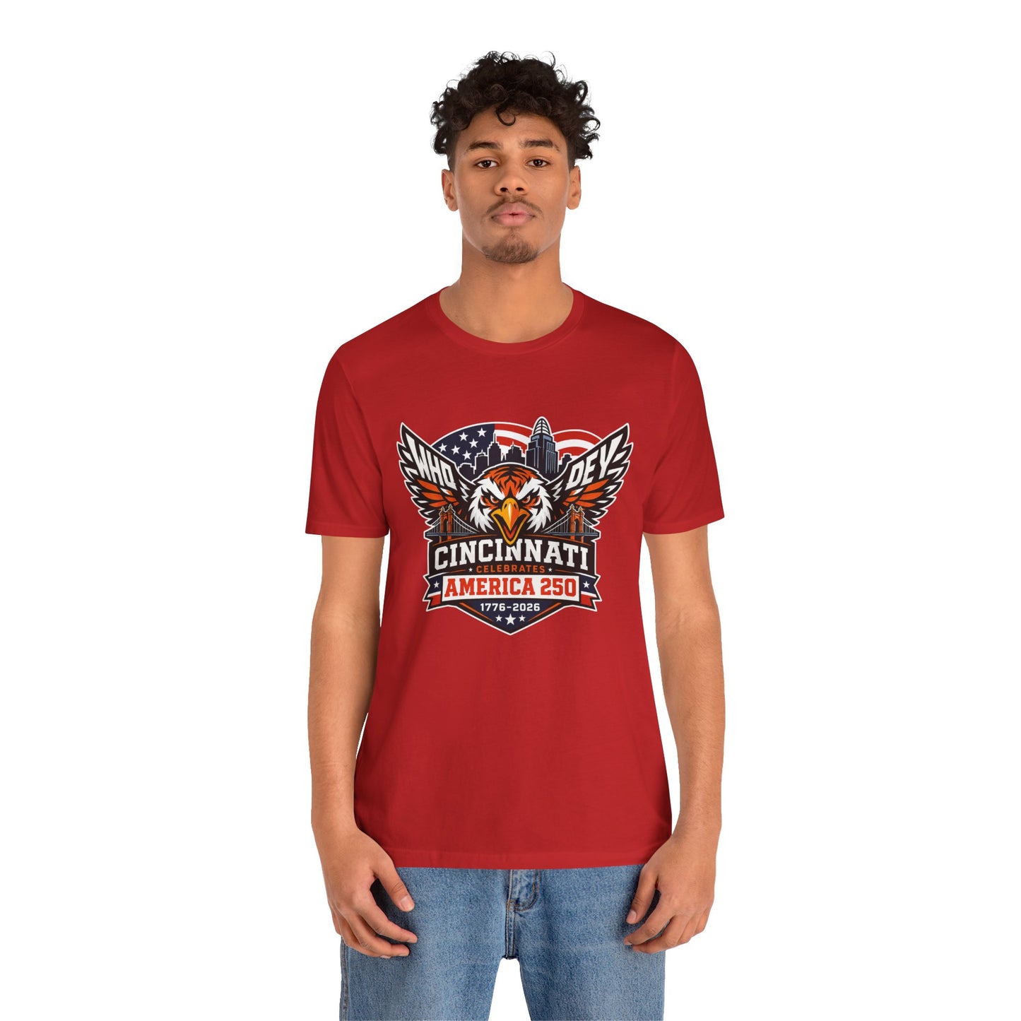 Cincinnati Celebrates America 250 Years of Freedom! Tiger Crest T‑Shirt