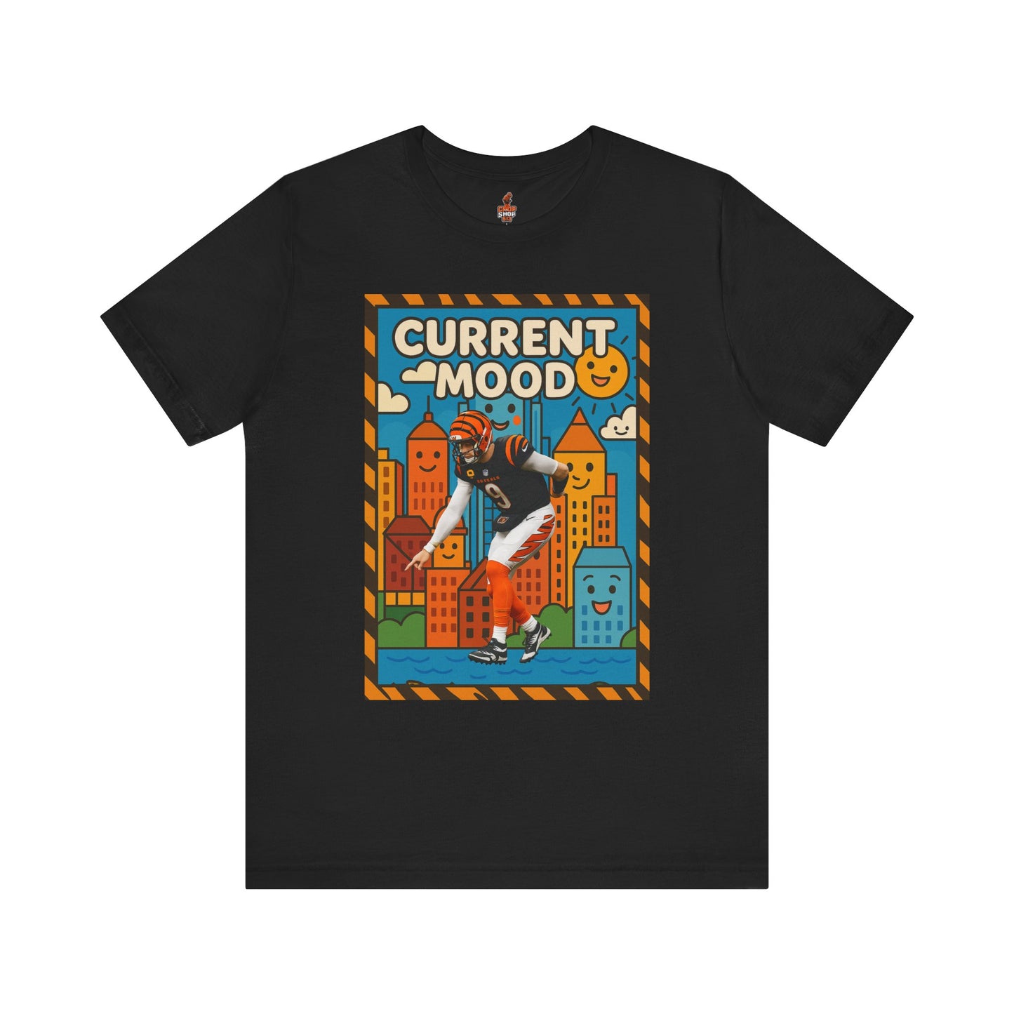 Current Mood: Hitting the Griddy T-Shirt – Joe Burrow Cincinnati Football Tee
