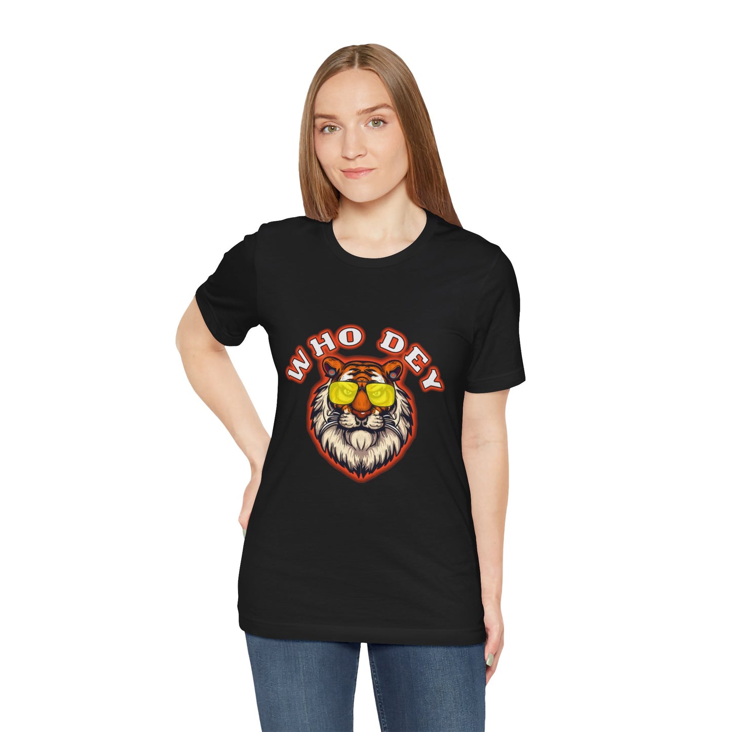 Who Dey CS513 Unisex Jersey Short Sleeve Tee