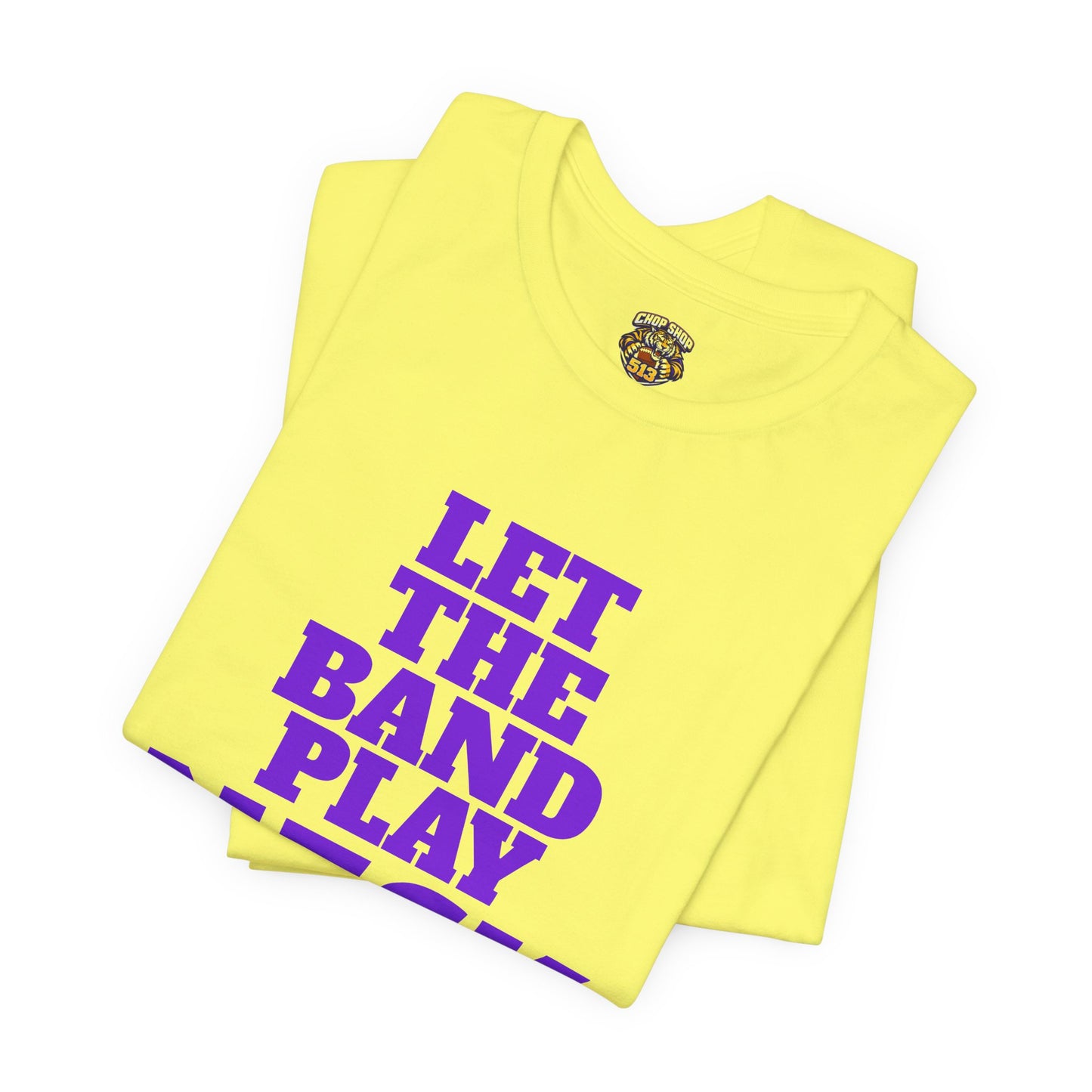 Tiger Nation Let The Band Play Neck Tee