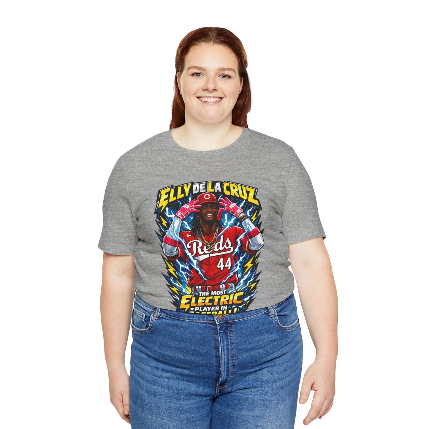 Elly De La Cruz 'The Most Electric Player in Baseball' Reds Baseball Tee