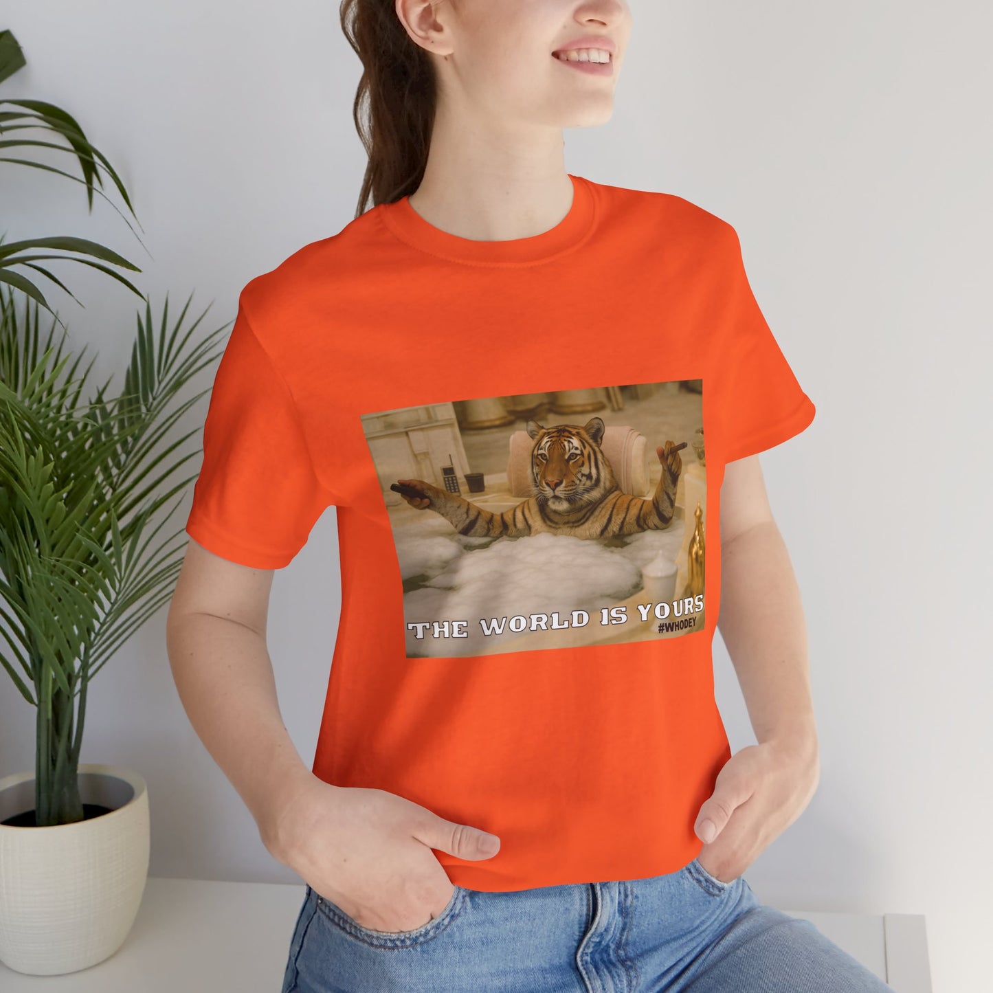 🐅 The World Is Yours – Luxury Tiger Graphic Tee