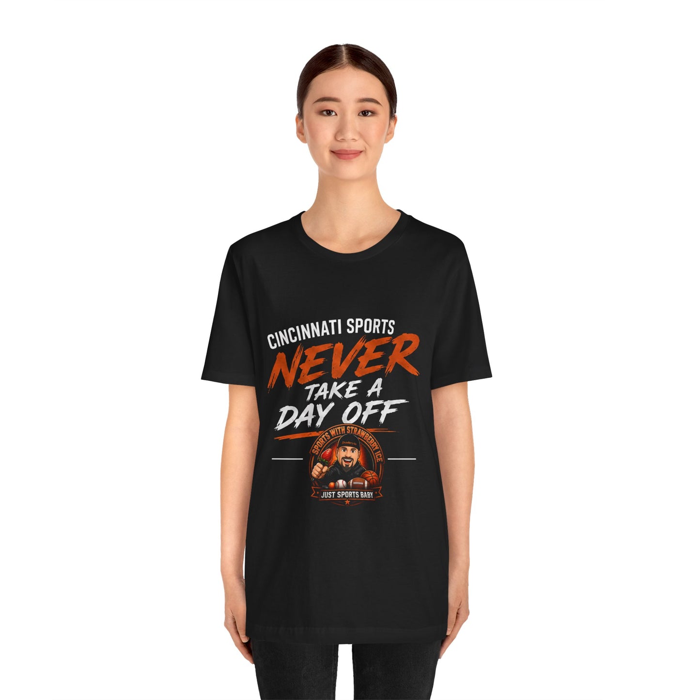 Never Take a Day Off | Official Sports with Strawberry Ice Tee