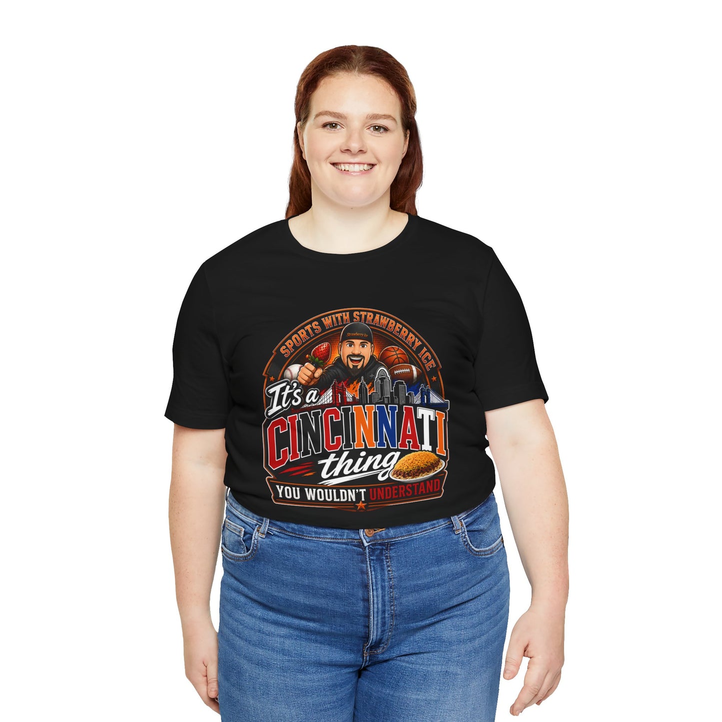 Sports with Strawberry Ice - Cincinnati Thing T‑Shirt — Cincinnati Pride Tee