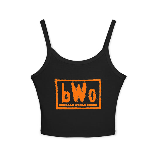 bWo Graphic Women's Spaghetti Strap Tank Top