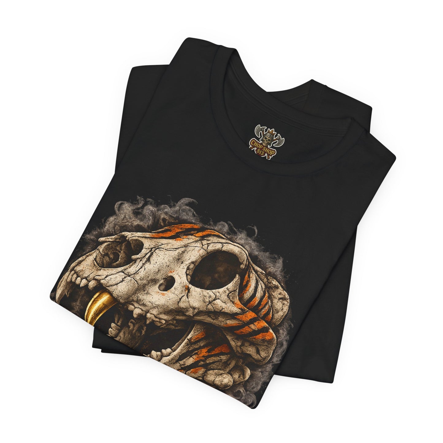 Skull Tiger 'WHO DEY' Tee — Bengals Fan Graphic T-Shirt