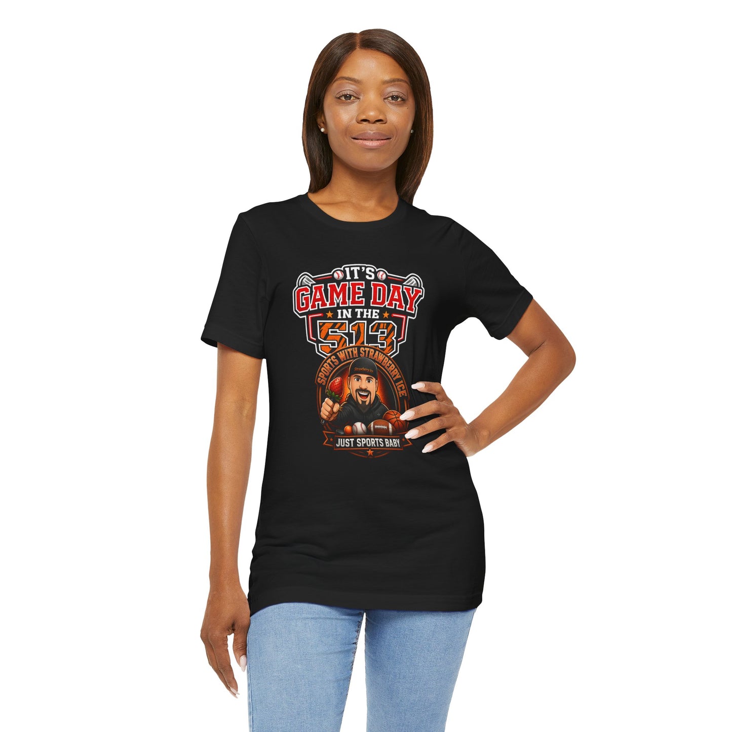 Sports With Strawberry Ice Game Day Tee