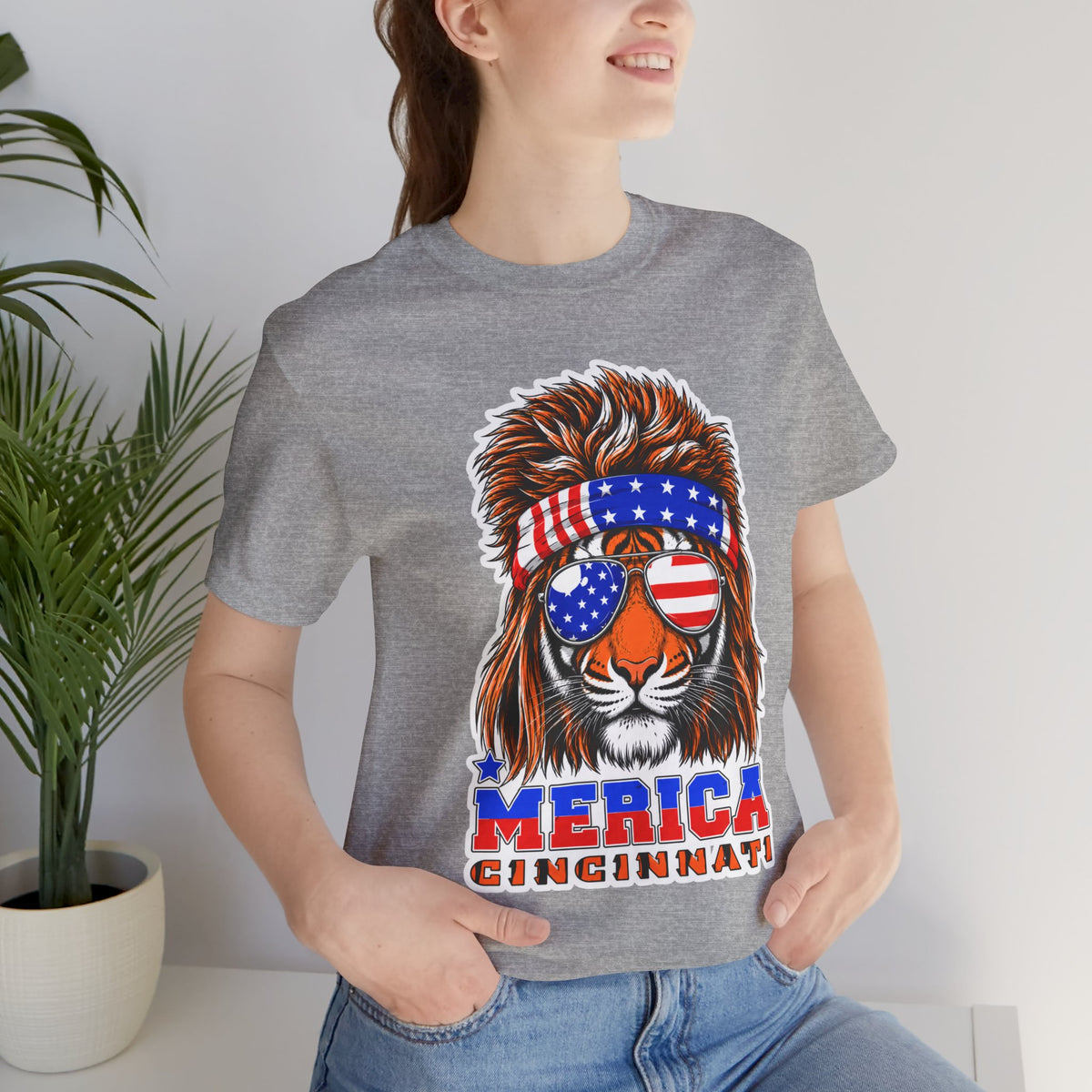 Freedom Mullet Tiger T-Shirt