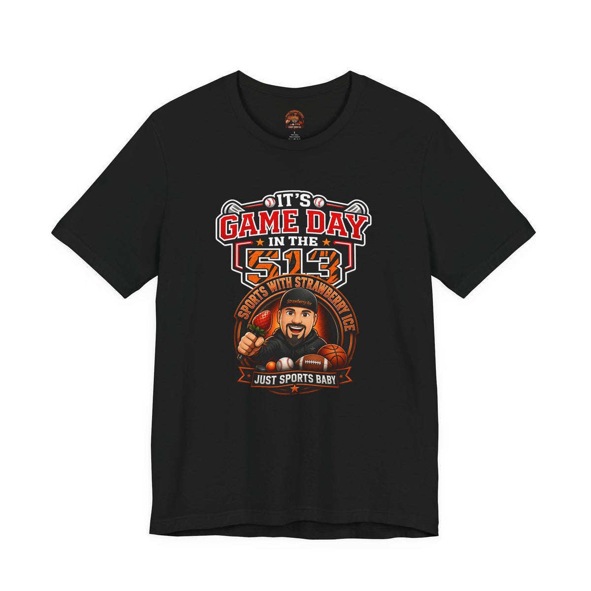 Sports With Strawberry Ice Game Day Tee