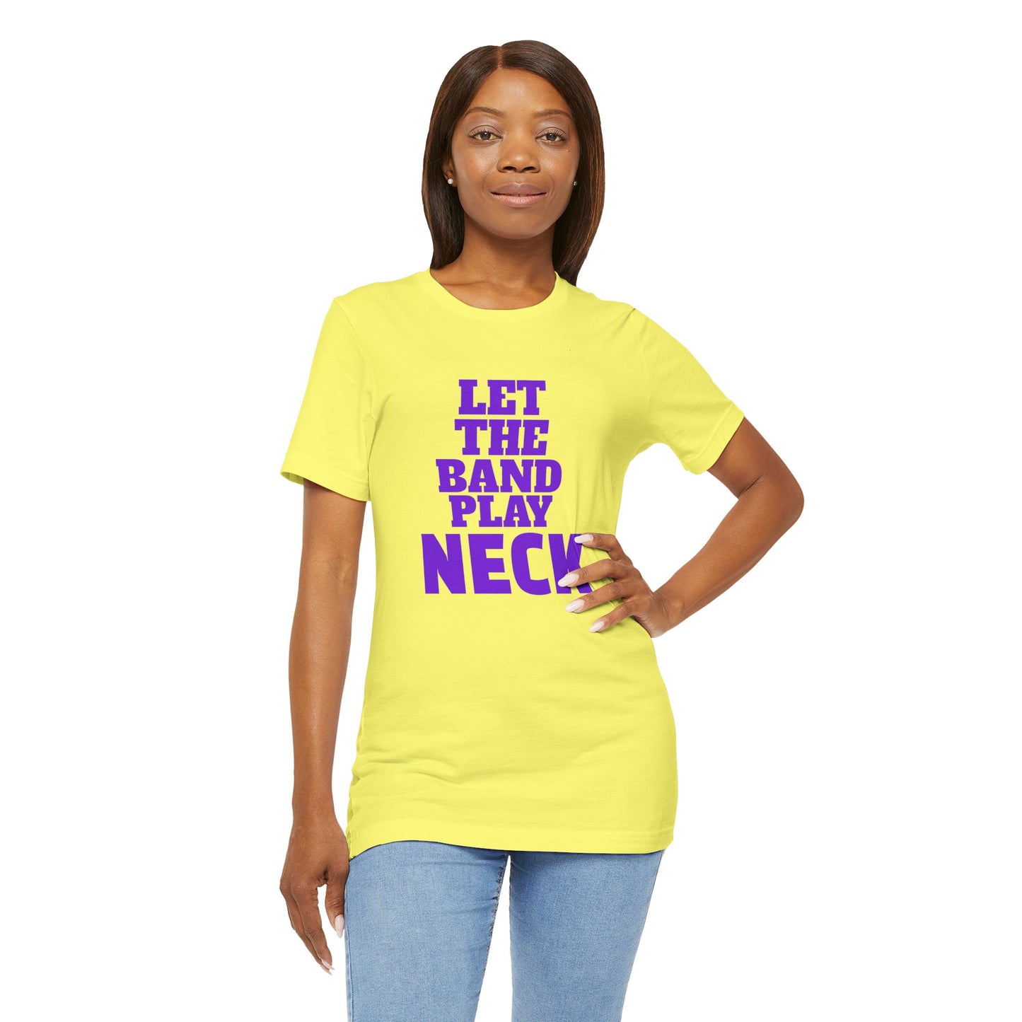 Tiger Nation Let The Band Play Neck Tee