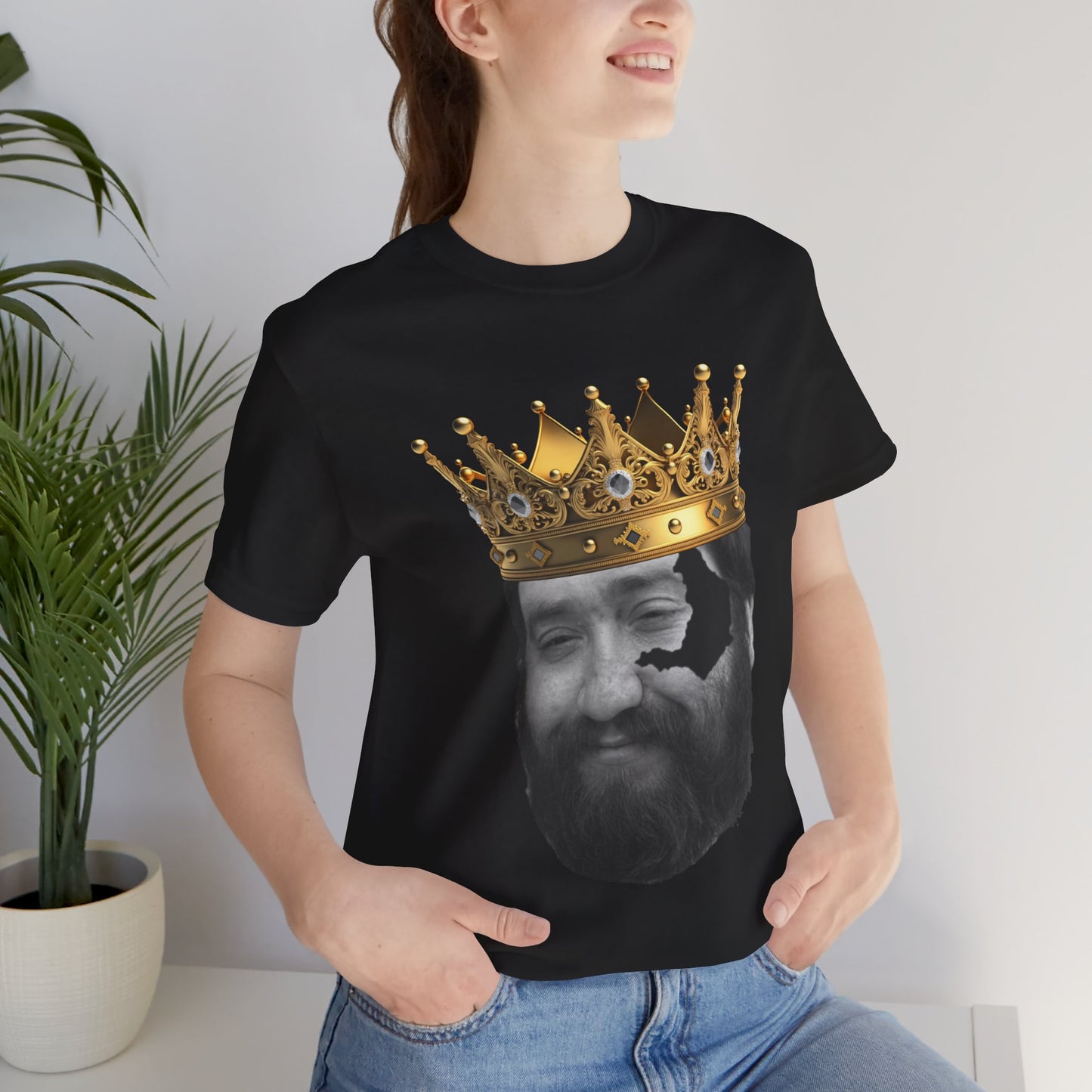 King Santori Tee: Crowned Unisex Jersey Short Sleeve Shirt