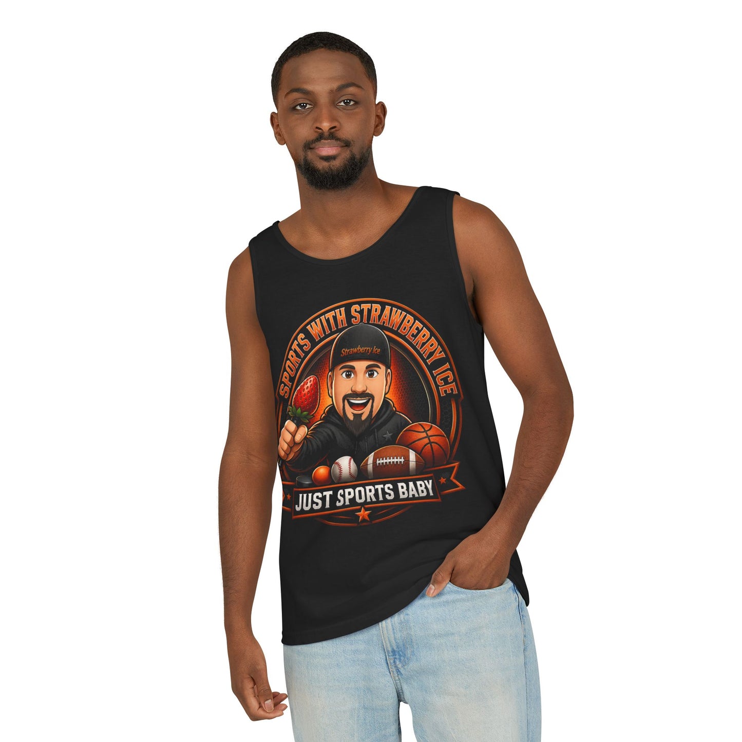 Sports with Strawberry Ice Fan Tank Top