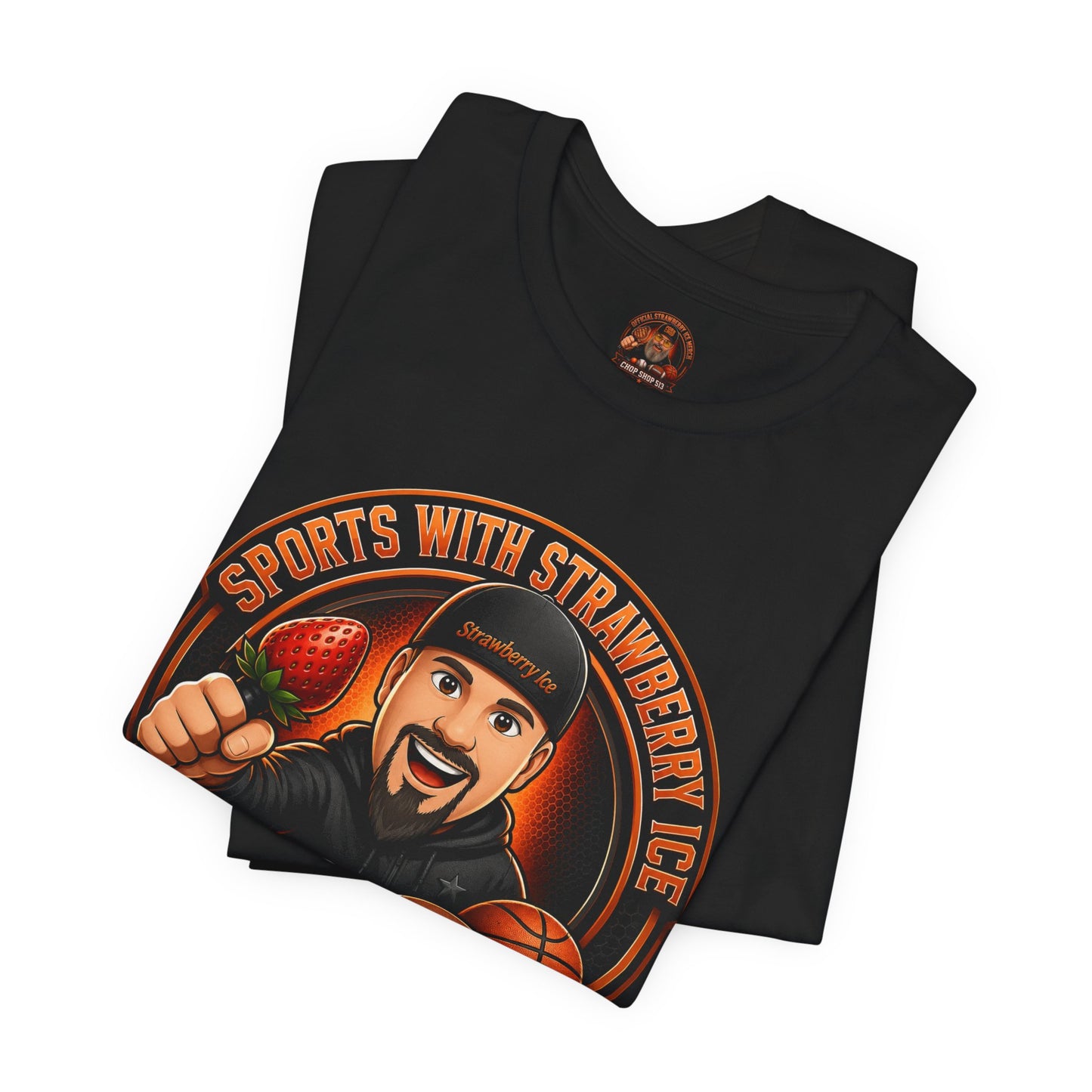 Just Sports Baby Tee — Strawberry Ice Fan Tee
