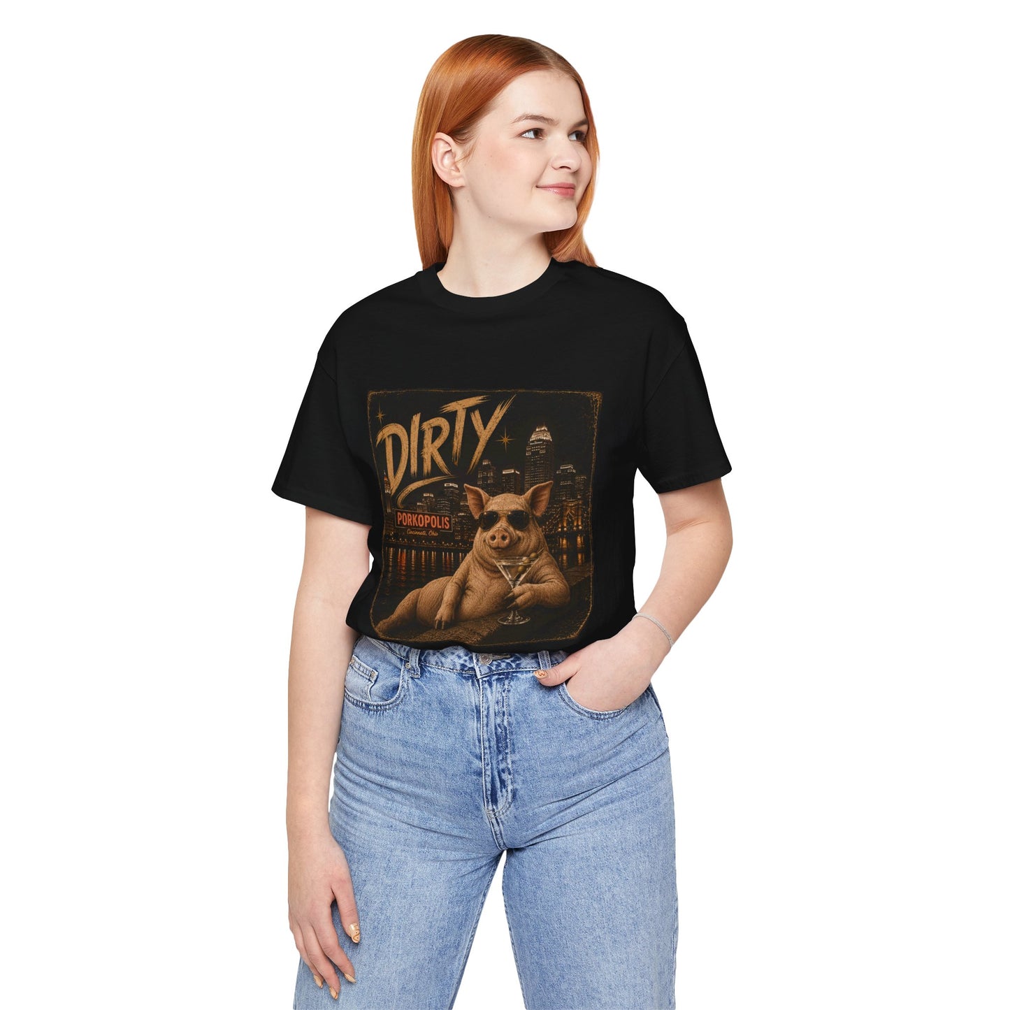 DIRTY Porkopolis Martini T-Shirt 🍸🐷