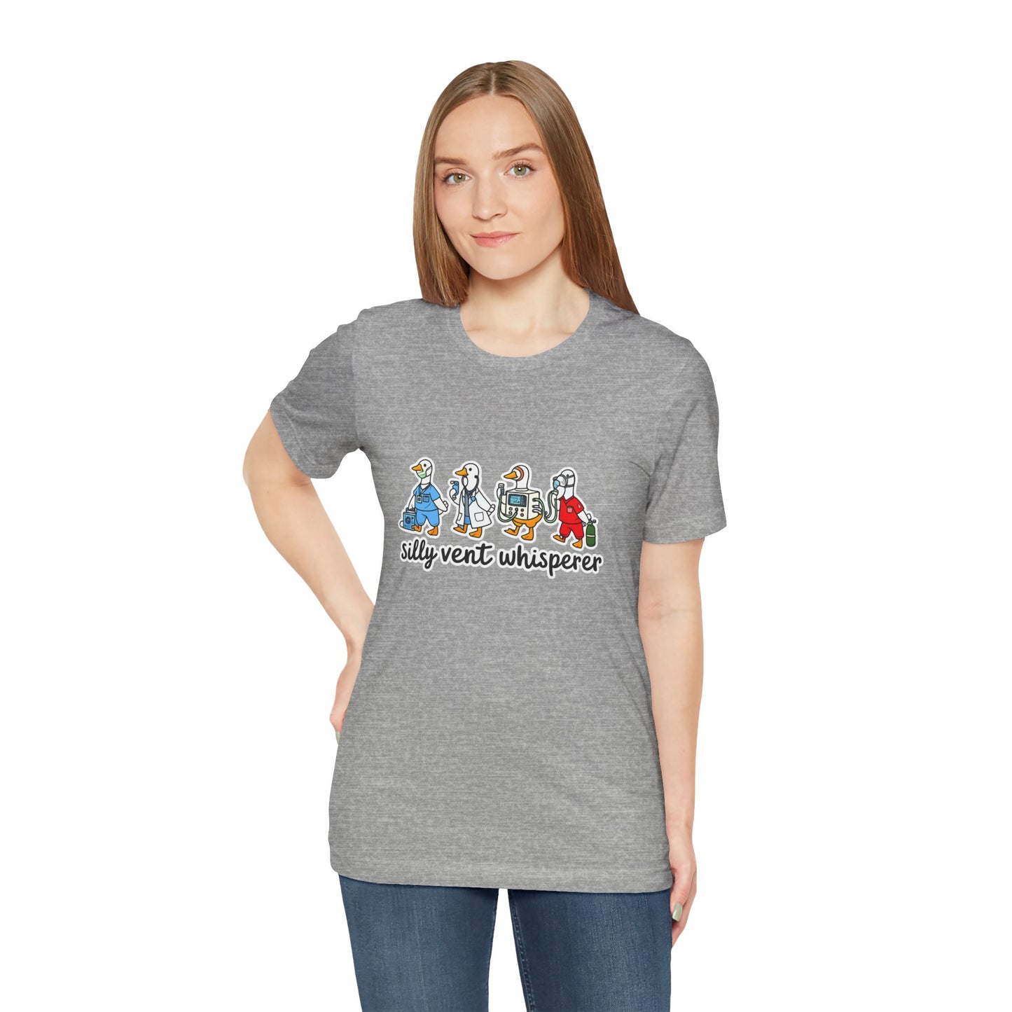 Silly Vent Whisperer Tee — Funny Crew respiratory care club