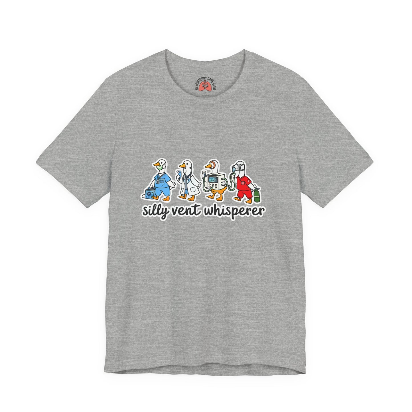 Silly Vent Whisperer Tee — Funny Crew respiratory care club